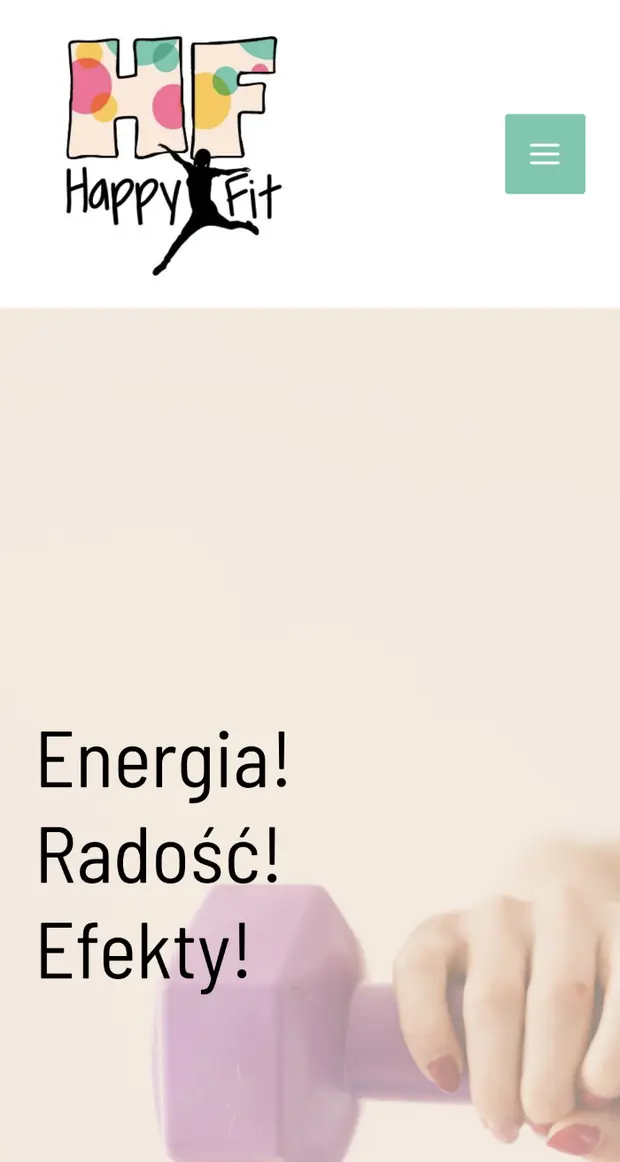 Strona Happy Fit - zajęcia i pierwszy taniec