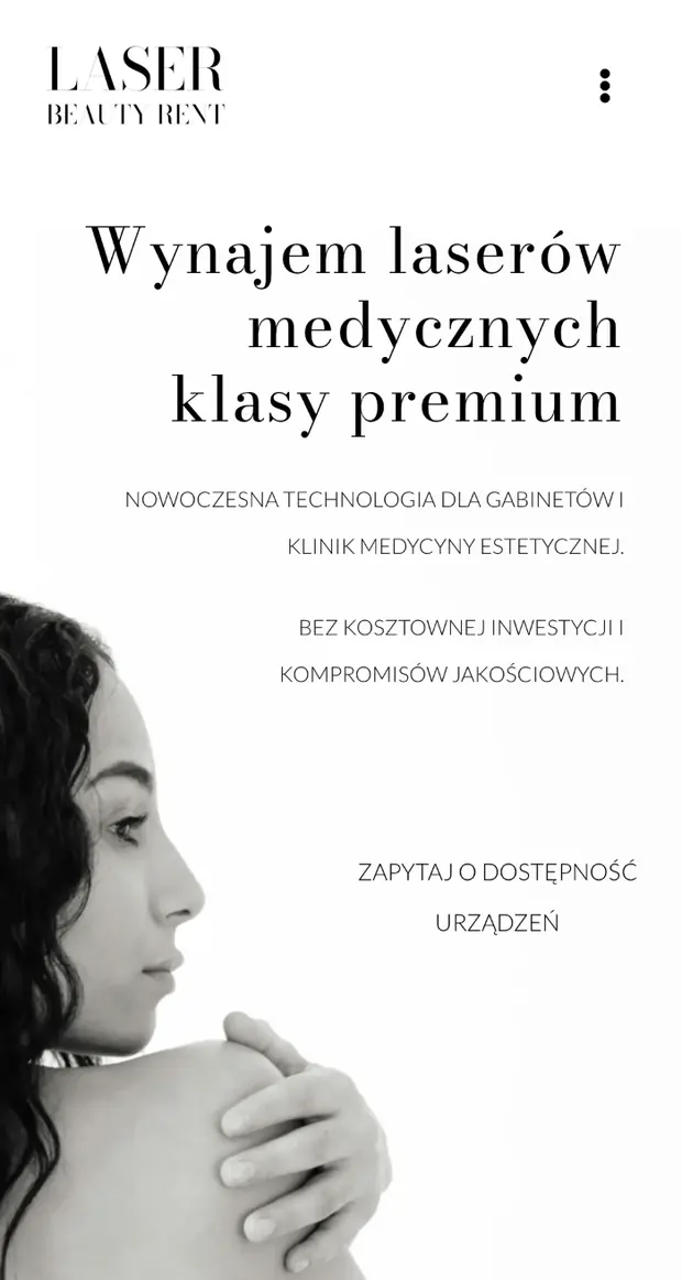 Strona Laser Beauty Rent - wynajem laserów medycznych