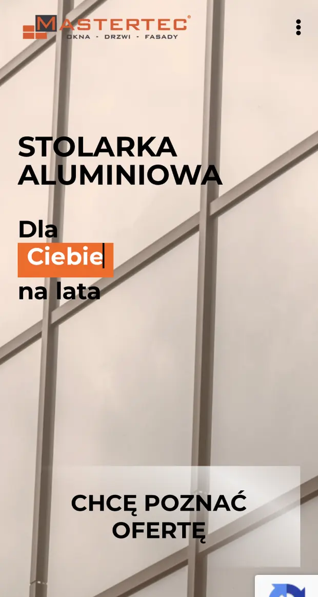 Mastertec - stolarka aluminiowa