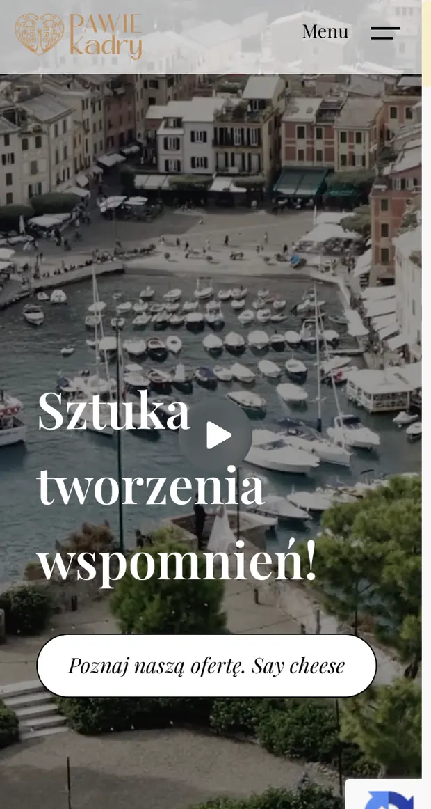 Strona Pawie Kadry - fotografia ślubna
