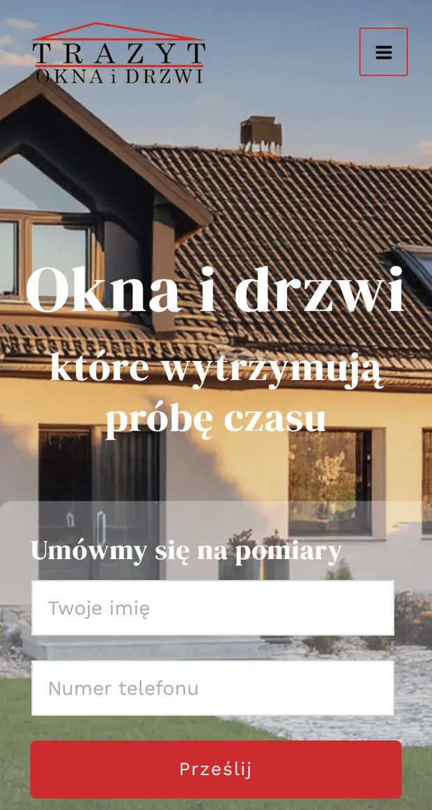 Strona Trazyt - okna i drzwi